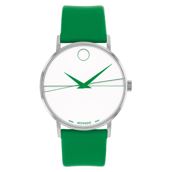 dong ho Carmen Herrera X Movado green white